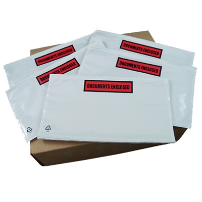 2000 x DL Printed Document Enclosed Wallets 110mm x 230mm